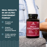 Tableau ingrédients Ancient Nutrition Collagen Pills : collagène multi-types pour beauté et articulations.