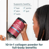 Ancient Nutrition Collagen Vanille Vitamine C, boîte pour apports nutritionnels