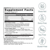 Collagène à dix types issus de cinq sources dans la formule d’Ancient Nutrition.