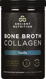 Ancient Nutrition Collagene Bouillon Poudre Vanille mélange facile dans smoothies pour un apport protéique.