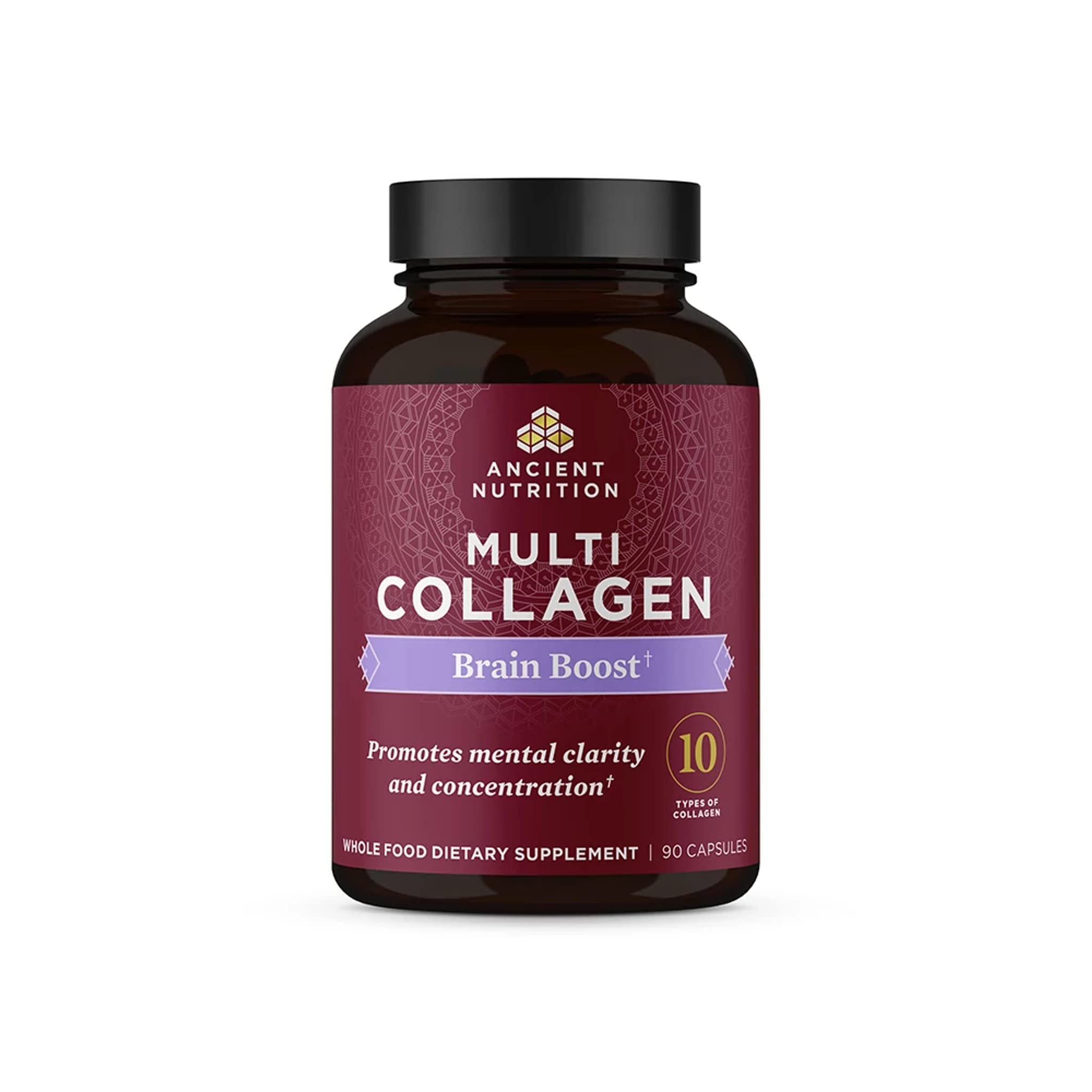 Ancient Nutrition Collagène cerveau bouteille: présentation du produit et promesse potentielle de clarté.