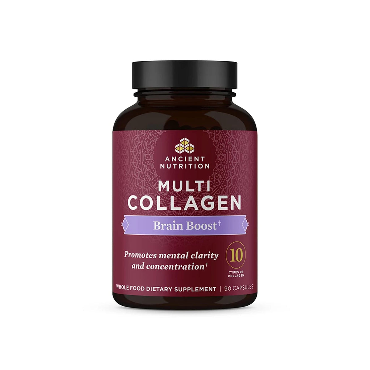 Ancient Nutrition Collagène cerveau bouteille: présentation du produit et promesse potentielle de clarté.