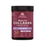 Ancient Nutrition Collagène Multi - pot de poudre prêt à être mélangé dans une boisson.