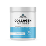 Collagène Ancient Nutrition en poudre sans goût, prêt à mélanger dans vos boissons quotidiennes.