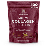 Ancient Nutrition Collagene Poudre, emballage pratique pour utilisation quotidienne.