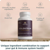 Flacon translucide avec capsules, présentation claire et moderne.