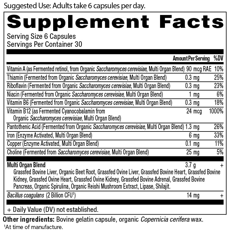 Ancient Nutrition: capsules foie, soutien potentiel pour la vitalité.