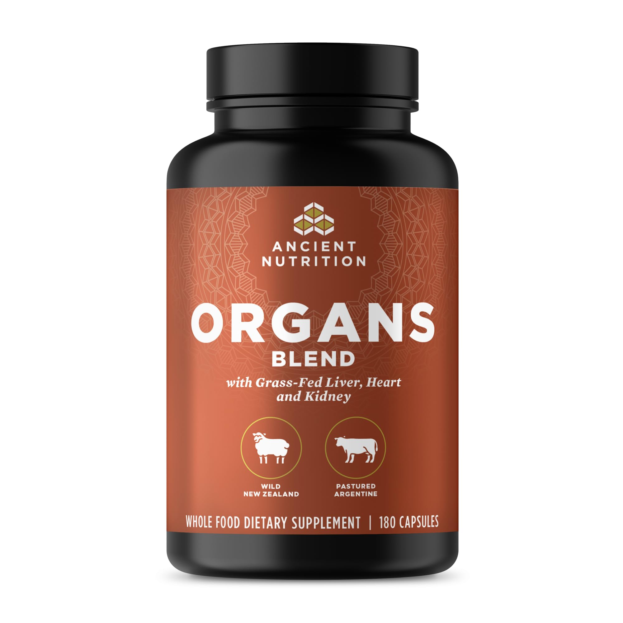 Ancient Nutrition Organes: bouteille de compléments organes, soutien global potentiel.
