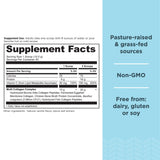 Ancient Nutrition Conditionnement collagène vanille, emballage pratique pour une routine journalière.