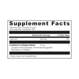 Ancient Nutrition Créatine + Collagène – Verre et mélange prêt après l’entraînement.