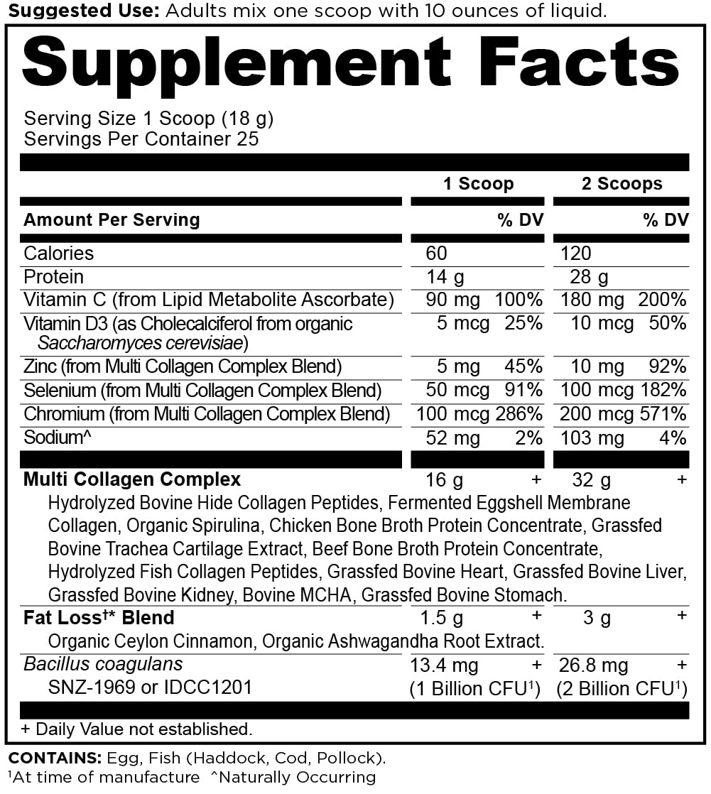 Ancient Nutrition doseur-collagene cannelle, mesure précise pour routine quotidienne.