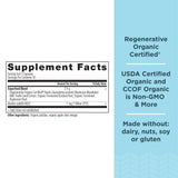 Ancient Nutrition Nettoyage du foie – étiquette: informations claires sur les ingrédients et l’utilisation.