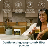 Ancient Nutrition Fibre Organique – poudre versée dans l'eau, déploiement rapide