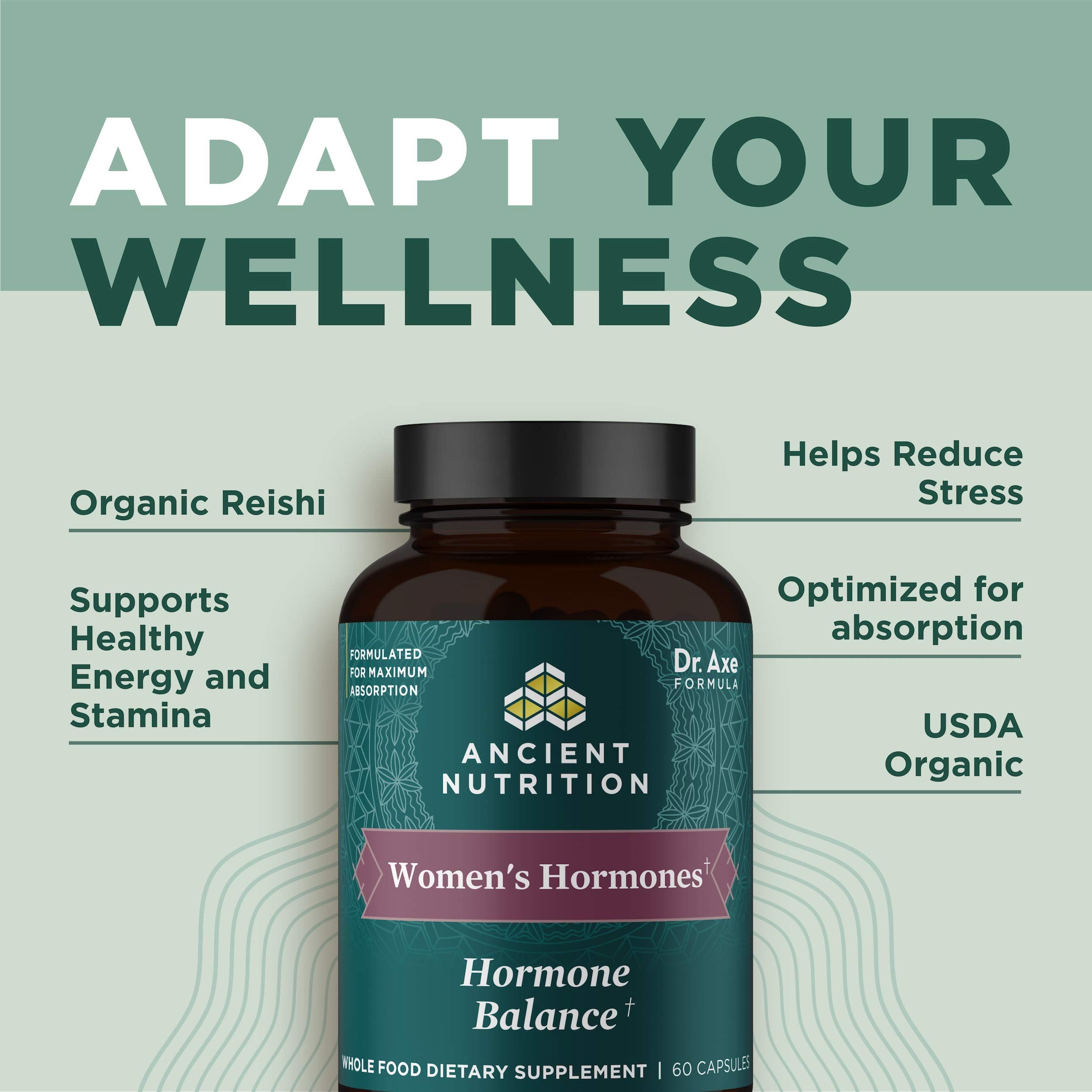 Ancient Nutrition Hormones pour Femmes – emballage durable et pratique