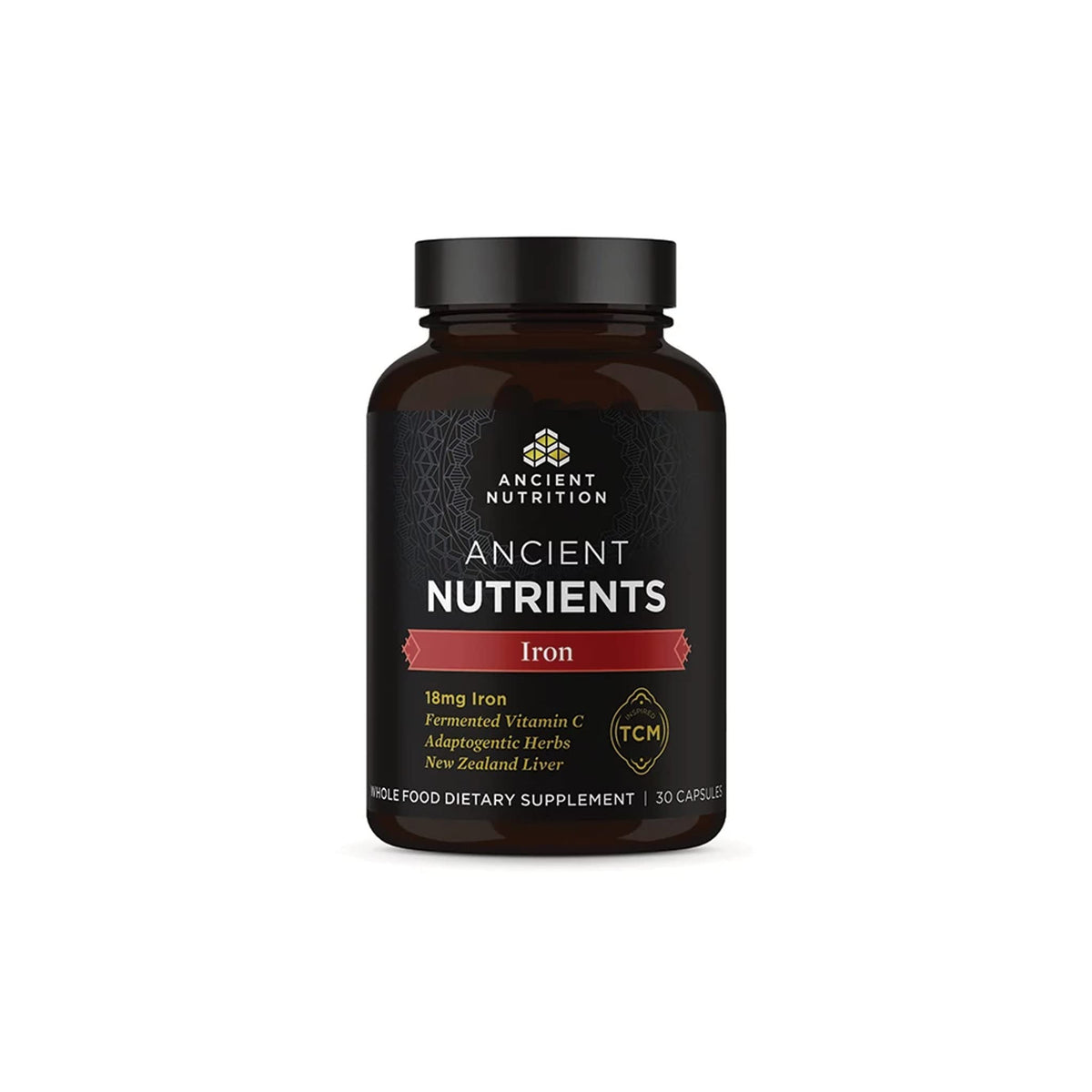 ANCIENT NUTRITION Fer 30ct : capsules pratiques pour un apport quotidien.