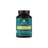 Ancient Nutrition Lion's Mane dans la bouteille, pratique pour une prise quotidienne.
