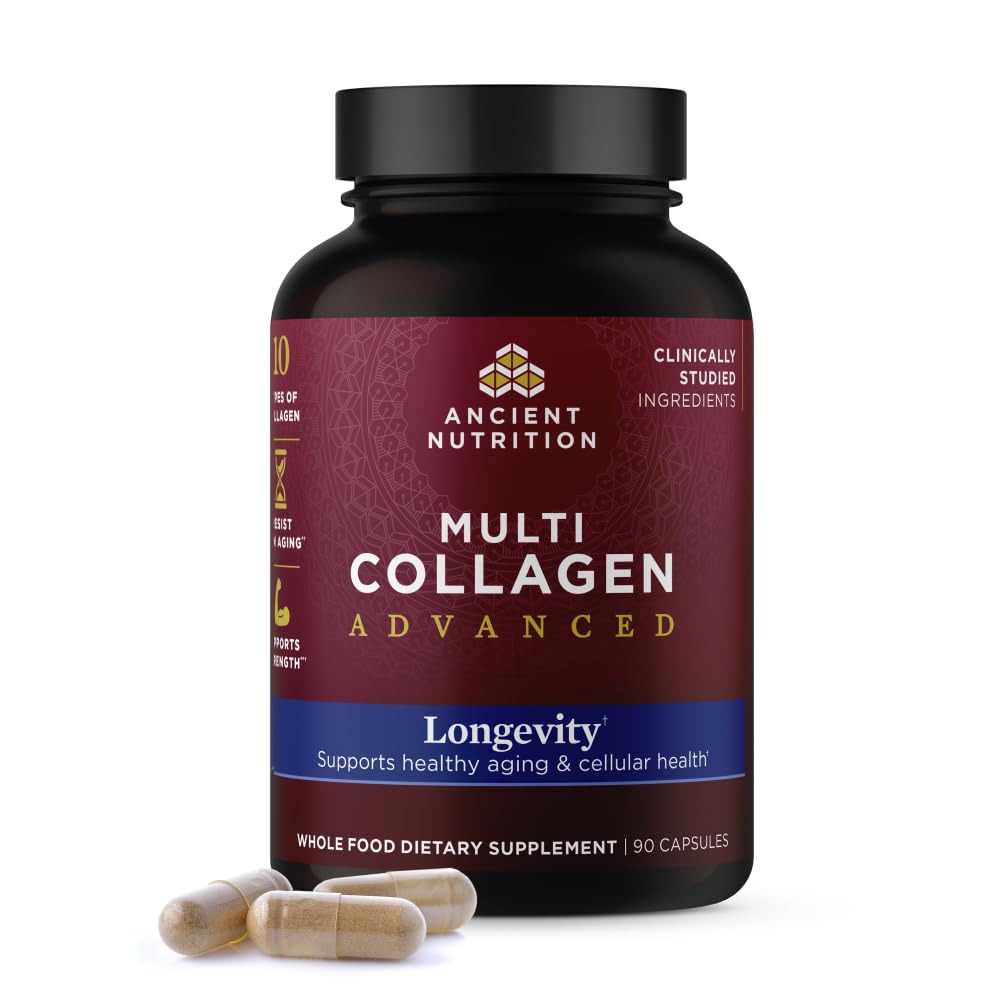 Ancient Nutrition Multi Collagen Avance bouteille prête a l emploi pour la longévite