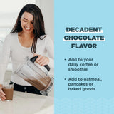 Ancient Nutrition Poudre de collagène chocolat – étiquette ingrédients avec vitamine C et probiotiques