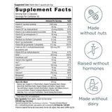 Ancient Nutrition Multi Men 40+ : ingrédients clés illustrés pour une nutrition ciblée.
