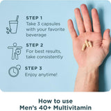 Ancient Nutrition Multi Men 40+ : œufs de lieu sauvage apportant des nutriments essentiels.