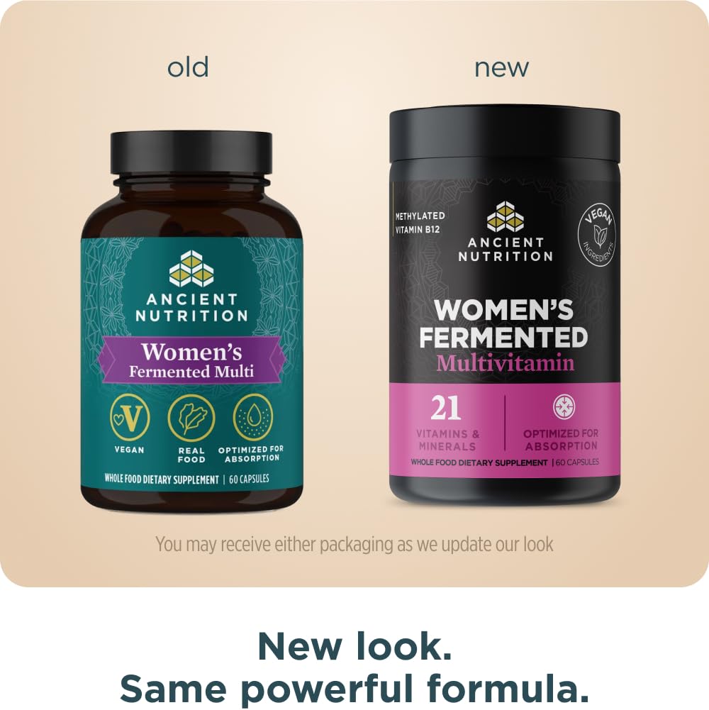 Ancient Nutrition – gelules visibles pour énergie et vitalité féminine