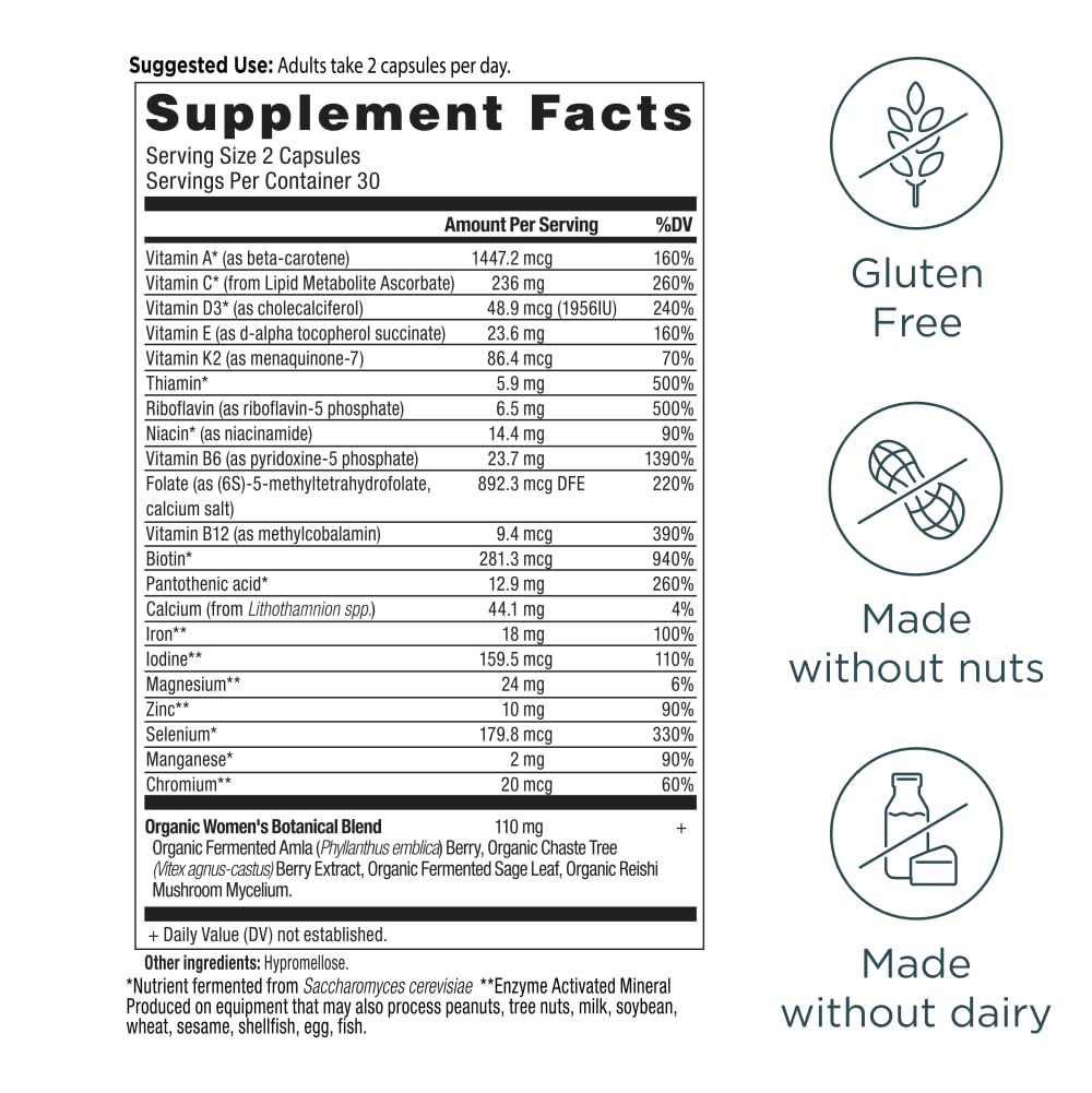 Ancient Nutrition – ingrédients fermentés offrant une base nutritionnelle féminine