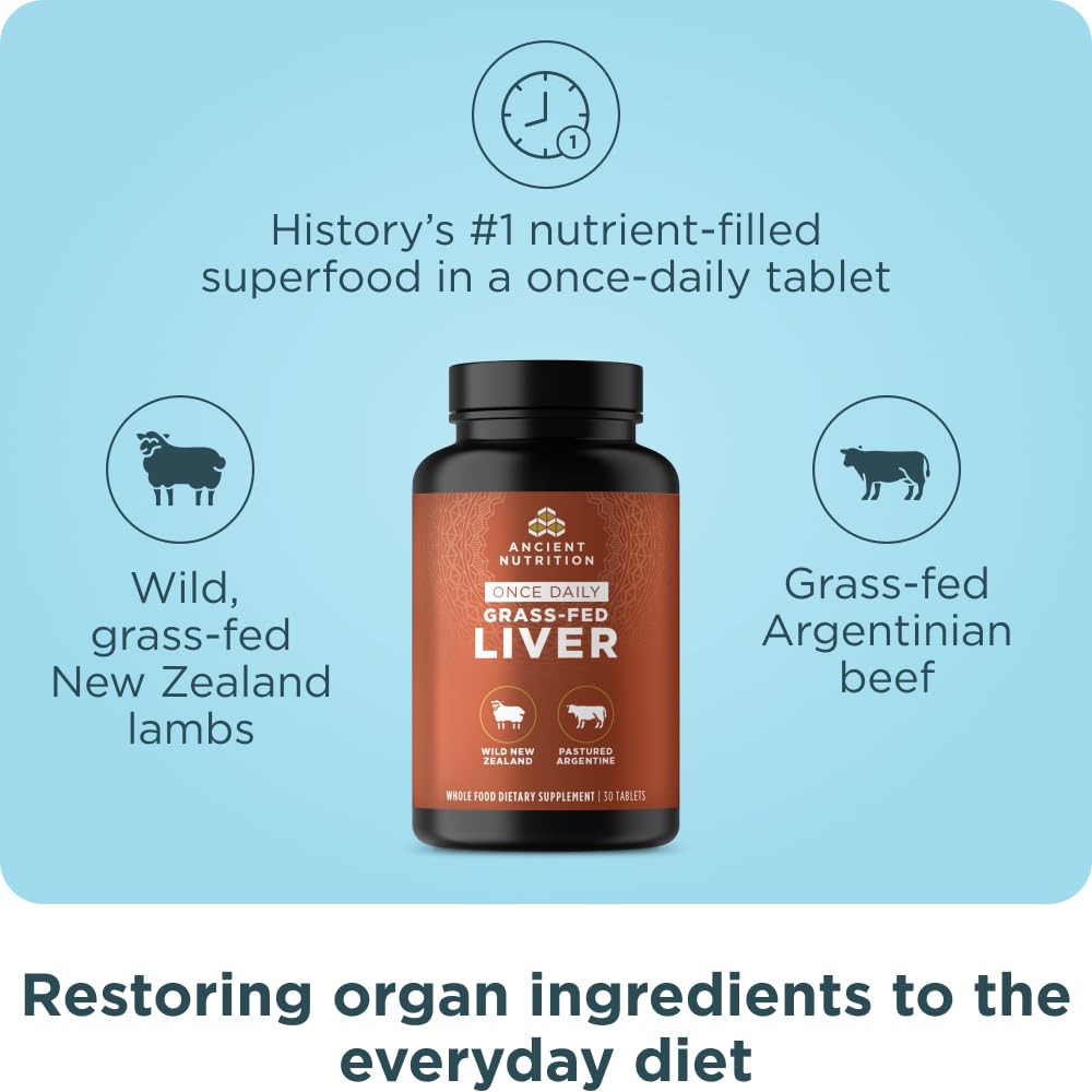 Ancient Nutrition Organ Complex – capsules faciles à avaler pour une routine quotidienne.