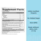 Ancient Nutrition Organic SuperGreens Energizer — doseur pratique pour ajouter une portion quotidienne.