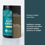 Ancient Nutrition Organic SuperGreens Energizer — mélange énergisant potentiel pour rester concentré.