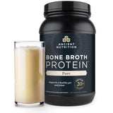 Ancient Nutrition poudre bouillon os vanille shake: apport protéique et goût agréable.