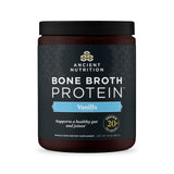 Ancient Nutrition poudre bouillon os vanille, protéine pratique pour smoothies.