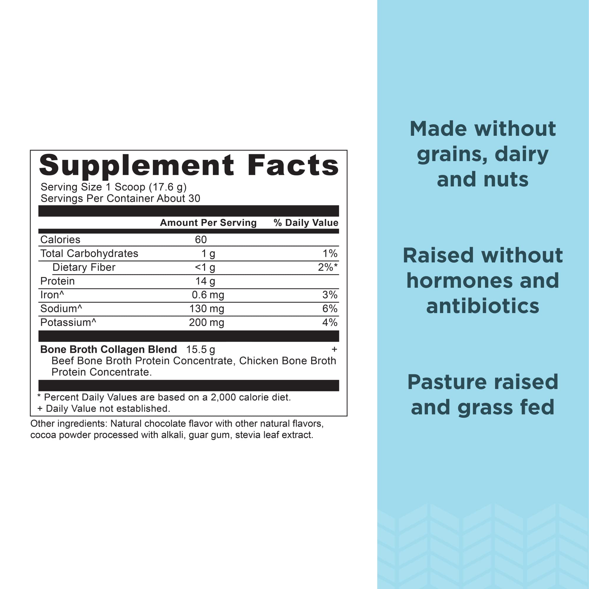 Ancient Nutrition Poudre Collagene Hydrolysee Chocolat, utilité quotidienne pour articulations et peau.