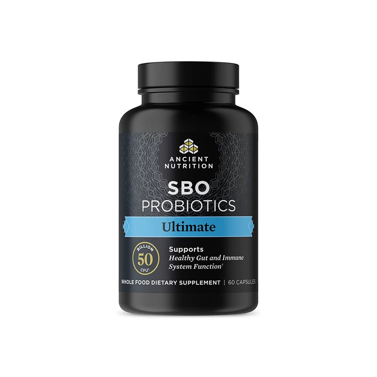Ancient Nutrition SBO Probiotics Ultimate – bouteille 60 gélules, soutien digestif potentiel