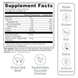 Ancient Nutrition ingrédients propres sans hormones ni arômes artificiels.