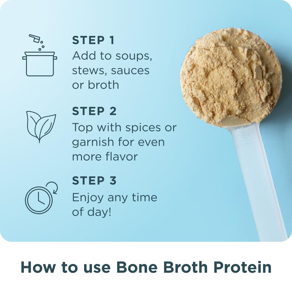 Ancient Nutrition protéine de bouillon d’os concentré boeuf, riche en collagène et nutriments.