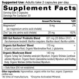 Ancient Nutrition SBO Gut Restore, capsules, vue rapprochée des comprimés faciles à avaler.