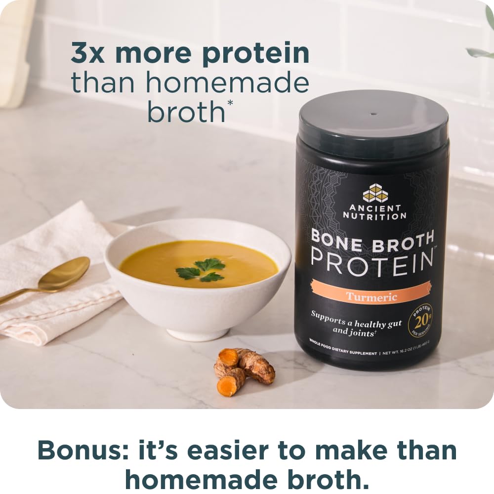 Ancient Nutrition smoothie protéiné : shake facile après l’entraînement.