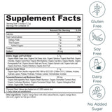 Ancient Nutrition SuperGreens: poudre-dans-eau, goût mangue fruité et digestion facilitée.