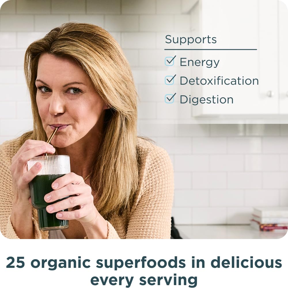 Ancient Nutrition SuperGreens qualite-lab-tests: ingrédients biologiques vérifiés par des laboratoires indépendants.