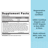 Ancient Nutrition SuperVeggies Capsules zoom, détails des gélules riches en nutriments.