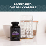 Préparation avec eau pour Vitamine B12 d Ancient Nutrition, consommation rapide.
