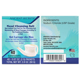 Ancient Secrets chlorure de sodium neti sachets 40 : sel non iodé prêt à l'emploi
