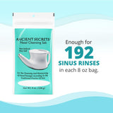Ancient Secrets sachets refermables 8 oz, stockage facile.