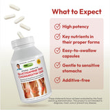 Calcium et vitamine C ajoutés pour soutenir les nutriments essentiels.