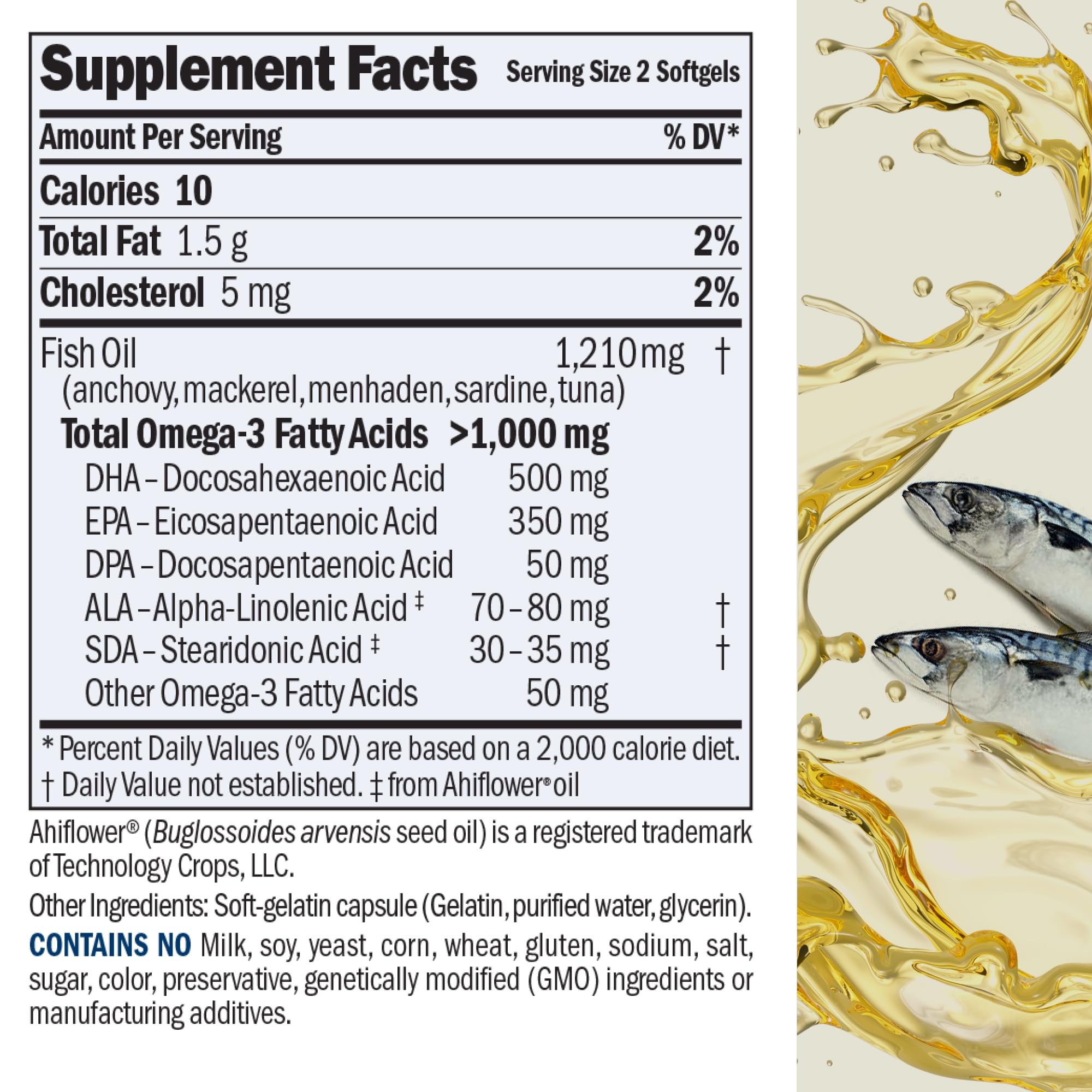 ANDREW LESSMAN Capsules Omega-3 Mini : format pratique pour le quotidien.