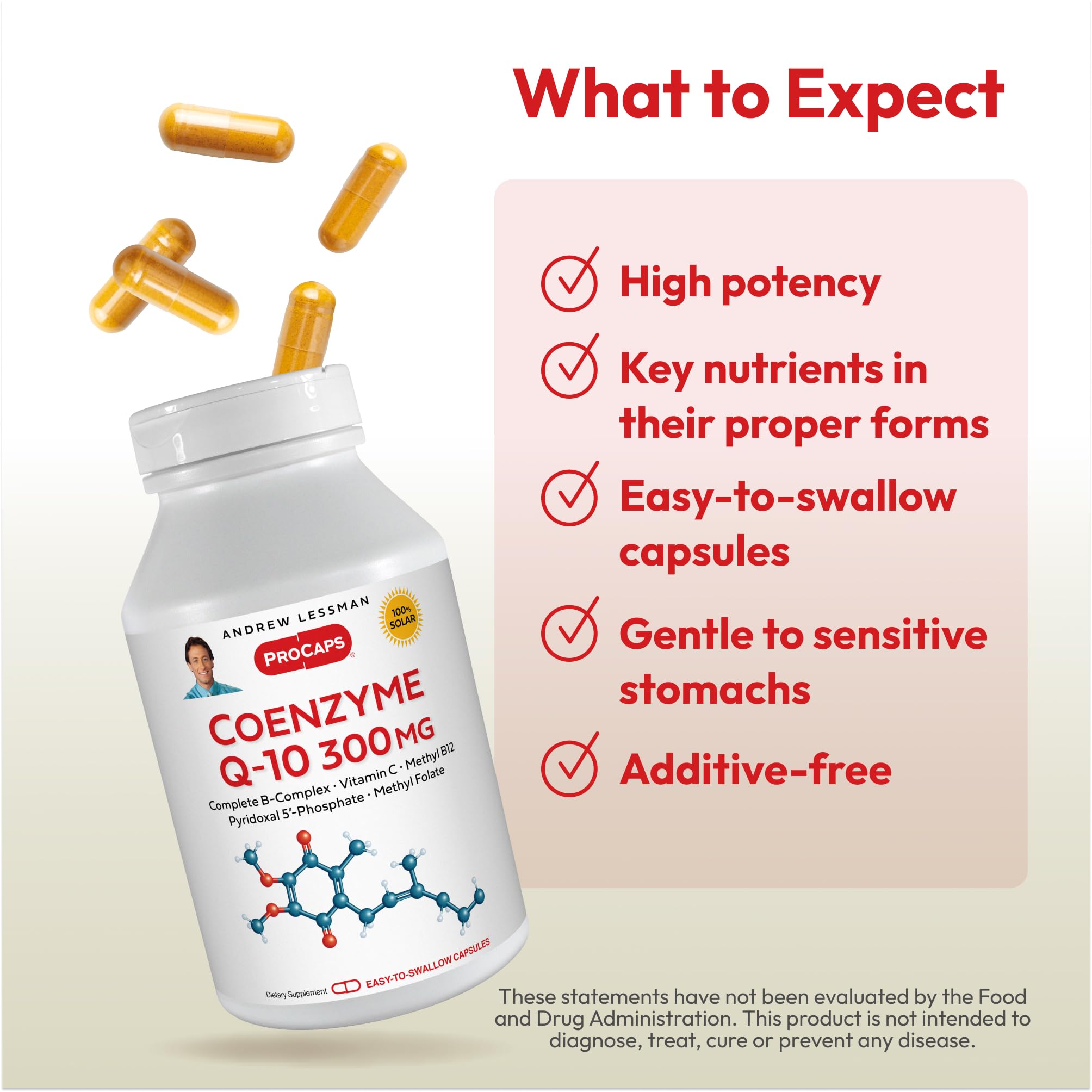 CoQ10 d'Andrew Lessman associé à la vitamine C pour une protection antioxydante