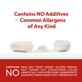 Formulation sans lactose, sans gluten, sans soja pour diverses routines.