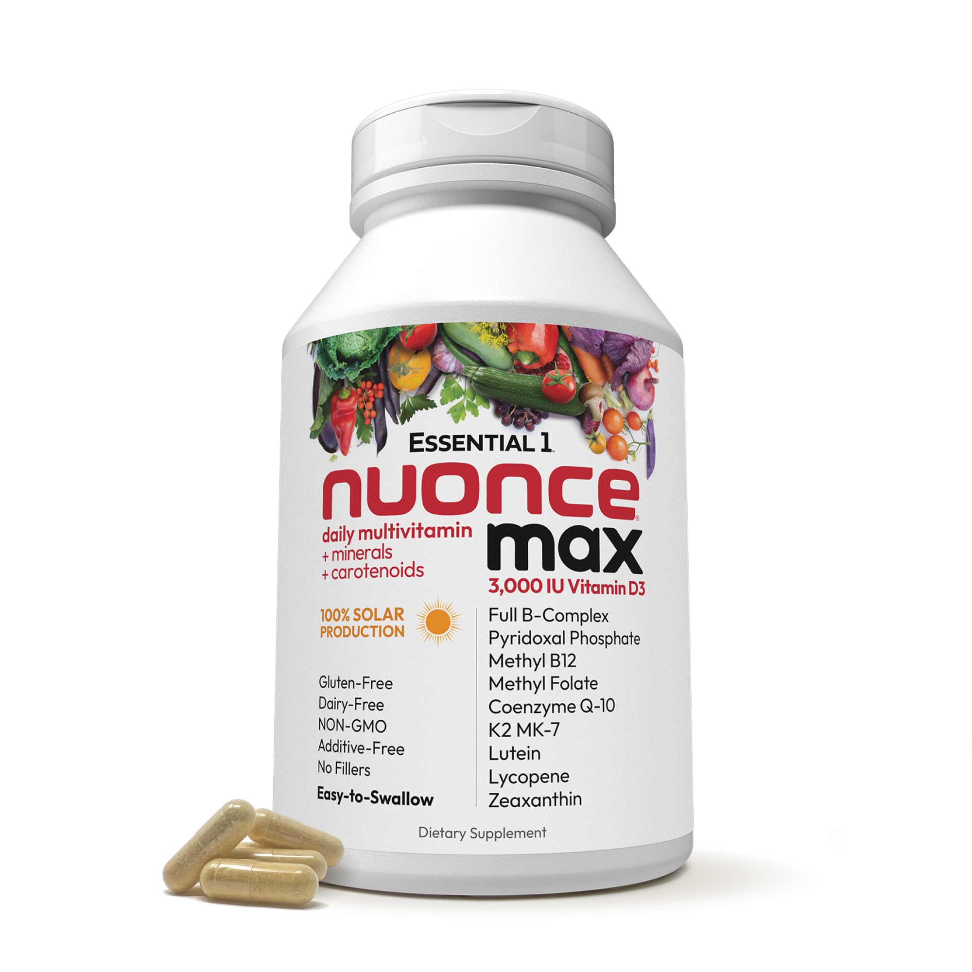 ANDREW LESSMAN Nuoncemax: bouteille-pilules, format pratique pour le quotidien.