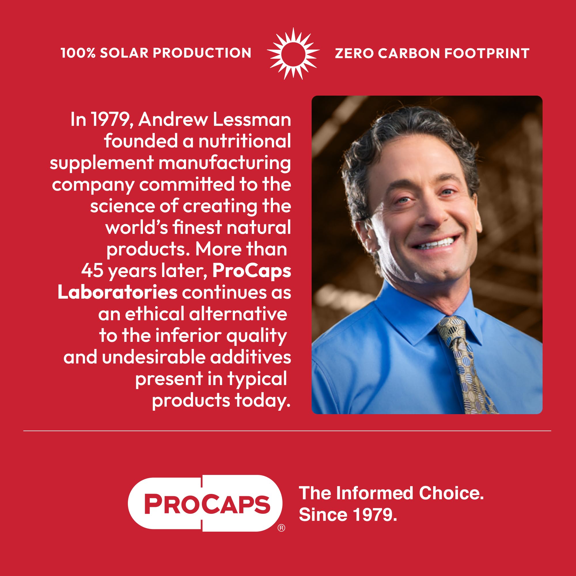 Fabricant ProCaps, énergie solaire et zéro empreinte carbone.