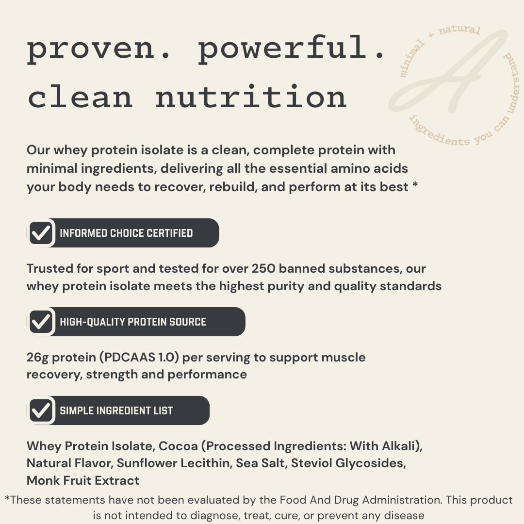 Anea Nutrition Whey Protein Isolate digestion légère, idéal après l’effort